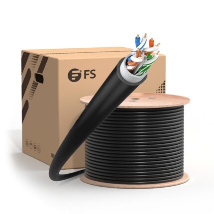 Black Copper CAT6 Double PVC Cable