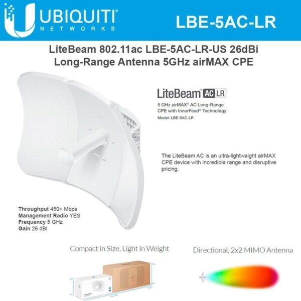 Ubiquiti LiteBeam 5AC LR Long Range